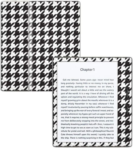 غلاف MightySkins من ألياف الكربون لجهاز Amazon Kindle Oasis 7 بوصة (الجيل التاسع) - طبقة هاوندزتوث | لمسة نهائية واقية ومتينة من ألياف الكربون | سهلة التطبيق والإزالة وتغيير الأنماط | صنع في الولايات المتحدة الأمريكية in Saudi Arabia