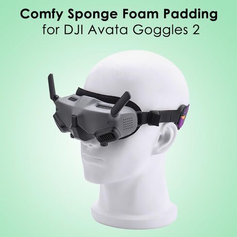Comfy Sponge Foam Padding for DJI Avata Goggles 2, Soft-Fit Eye Pad Musk Cushion Replacement in Kuwait