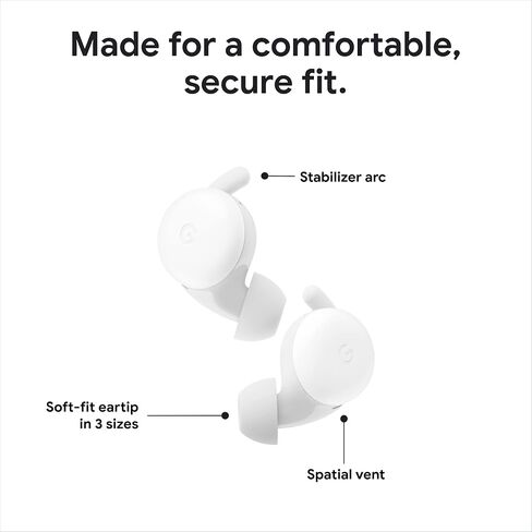 Google Pixel Buds A-Series - سماعات أذن لاسلكية - سماعات رأس مزودة بتقنية Bluetooth - زيتوني داكن (متجدد) in Kuwait