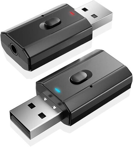 جهاز إرسال الصوت USB ذو الأسنان الزرقاء، محول استقبال المكالمات الصوتية للسيارة والكمبيوتر اللوحي والكمبيوتر المحمول والكمبيوتر الشخصي والتلفزيون، التوصيل والتشغيل، aptX الكمون المنخفض in Kuwait