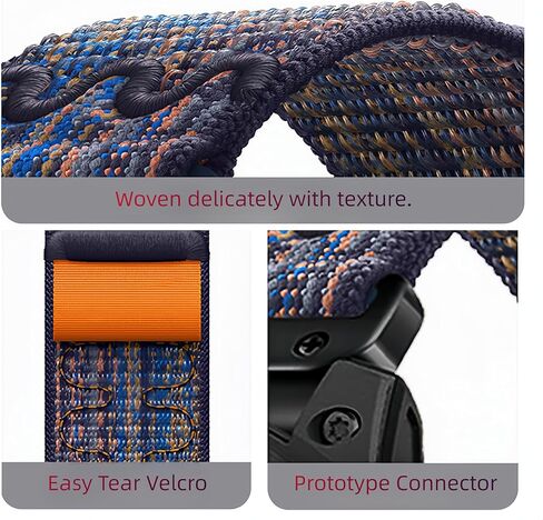 G-M2 1PACK Compatible with Garmin, Trail Loop Nylon Sport Band Tough Replacement Strap for fēnix/Forerunner/Approach/MARQ/quatix/D2 Series - Men's Edition in Saudi Arabia