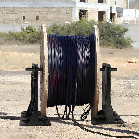 موزع أسلاك متعدد الأغراض مع عمود فولاذي عالي التحمل، يحمل بكرات يصل قطرها إلى 34 بوصة، سعة الحمل 330 رطلاً in Kuwait