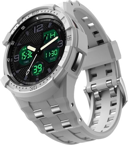حزام T-ENGINE متوافق مع ساعة Samsung Galaxy Watch 6 الكلاسيكية مقاس 47 مم مع حافظة، حافظة متينة من قطعة واحدة مع حزام لهاتف Galaxy 6 Classic 47 مم (2023) in Kuwait