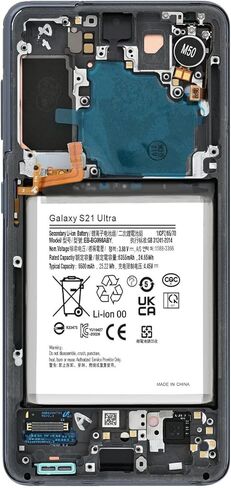 6500mAh Galaxy S21 Ultra Battery Replacement Kit, [2024 New Upgrade] High Capacity New 0 Cycle Li-Polymer Battery Compatible with Samsung Galaxy S21 Ultra 5G SM-G998B/DS SM-G998U with Repair Tools in Saudi Arabia