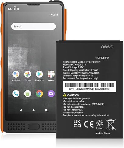 SHENMZ [5000mAh] for Sonim XP10 XP9900 Replacement Battery, Ultra High Capacity Replacement 0 Cycle BAT-05000-01S Battery in Saudi Arabia