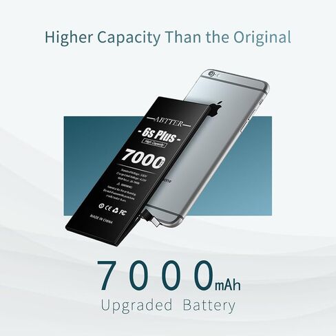 [7000 مللي أمبير] بطارية لهاتف iPhone 8 Plus، (2023 ترقية جديدة) بطارية عالية السعة 0 دورة لهاتف iPhone 8 Plus بطارية A1864، A1897، A1898 مع مجموعة أدوات بديلة احترافية. in Kuwait