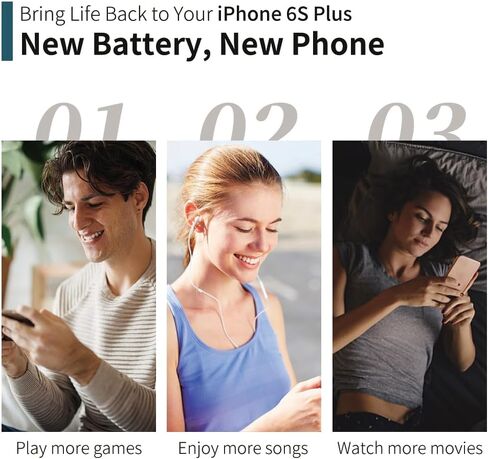 [7000 مللي أمبير] بطارية لهاتف iPhone 8 Plus، (2023 ترقية جديدة) بطارية عالية السعة 0 دورة لهاتف iPhone 8 Plus بطارية A1864، A1897، A1898 مع مجموعة أدوات بديلة احترافية. in Kuwait