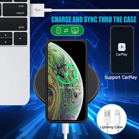 حافظة بطارية لهاتف iPhone 6 Plus/6s Plus/7 Plus/8 Plus، حافظة شحن معززة قابلة لإعادة الشحن بقدرة 10000 مللي أمبير في الساعة، حزمة بطارية ممتدة متوافقة مع iPhone 6/6s Plus/7 Plus/8 Plus (5.5 بوصة) حافظة شاحن (أسود) in Saudi Arabia