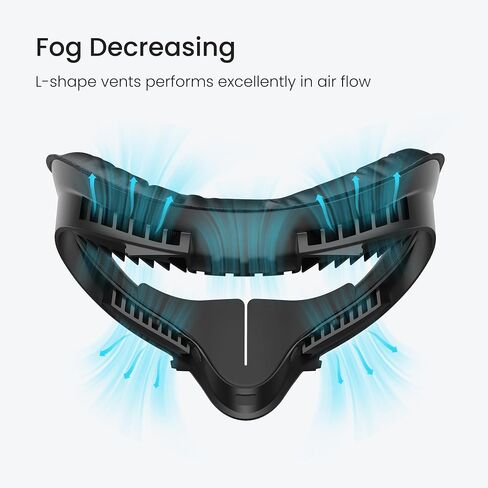 KIWI design Comfort Face Cushion Pad Compatible with Quest 2 Accessories, Breathable Facial Interface and Glasses Spacer in Saudi Arabia