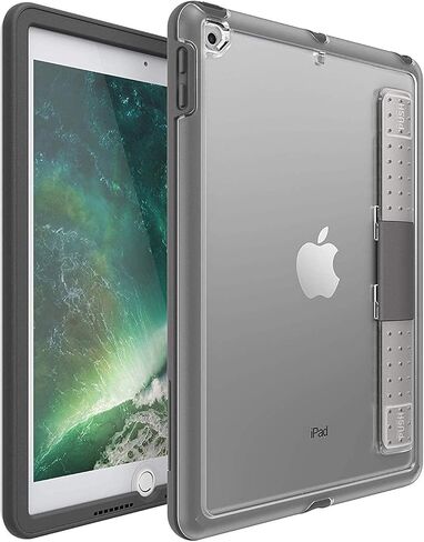 حافظة وحامل OtterBox Unlimited لجهاز iPad 2018 (الجيل السادس) iPad 2017 (الجيل الخامس) مقاس 9.7 بوصة - عبوة غير مخصصة للبيع بالتجزئة - رمادي داكن in Kuwait