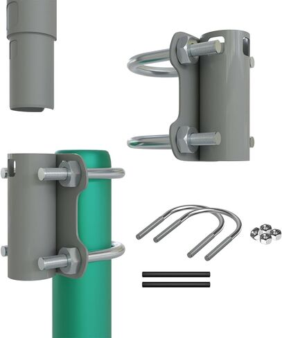 محول أنبوب تثبيت عمود CHGRNLF Starlink لطبق Starlink V2، قطر الأنبوب المطبق 35~55 مم، يستخدم للمركبات الترفيهية واليخوت والسور (قطعة واحدة) in Kuwait