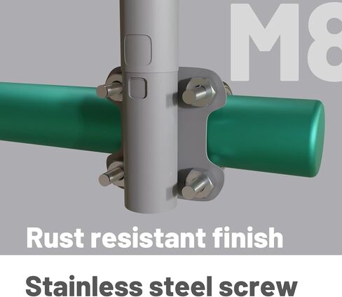 محول أنبوب تثبيت عمود CHGRNLF Starlink لطبق Starlink V2، قطر الأنبوب المطبق 35~55 مم، يستخدم للمركبات الترفيهية واليخوت والسور (قطعة واحدة) in Kuwait