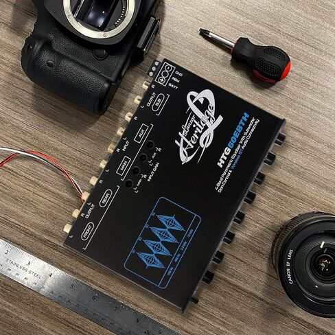 Lanzar Parametric Equalizer Subwoofer - Gain Control & Bluetooth Wireless Audio Connectivity Blue Light Illumination, Bluetooth Version: 4.0, Wireless Range: Up to 32 ft Simple Pairing in Kuwait