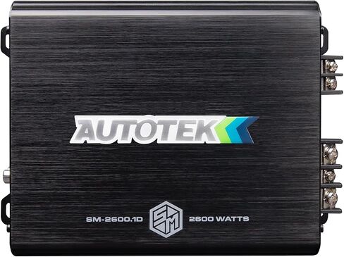 Autotek Street Machine SM-2600.1D 2600 Watt Monoblock Car Audio Amplifier - High Output, Class D, 2 and 4 Ohm Stable, Low Level Input, Mosfet Power Supply in Saudi Arabia