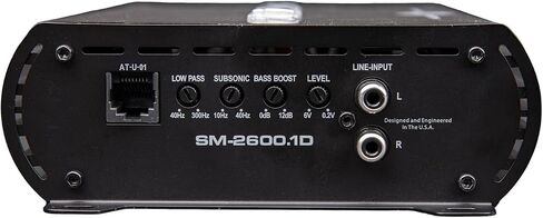 Autotek Street Machine SM-2600.1D 2600 Watt Monoblock Car Audio Amplifier - High Output, Class D, 2 and 4 Ohm Stable, Low Level Input, Mosfet Power Supply in Saudi Arabia