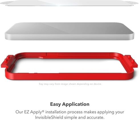 واقي شاشة ZAGG Invisible Shield Fusion ECO لهاتف Apple iPhone 14 Pro Max - حماية هجينة مرنة مصنوعة من مواد نباتية، سهلة التركيب in Saudi Arabia