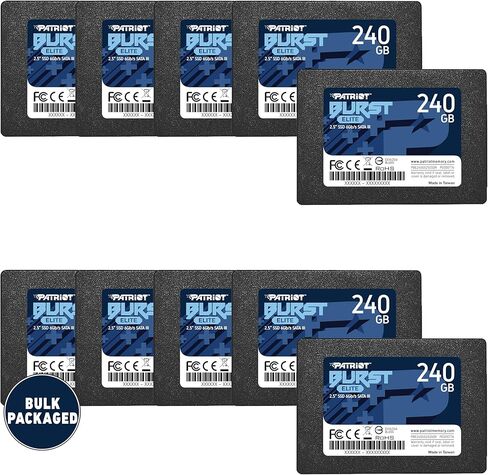 باتريوت بيرست إيليت ساتا 3 240 جيجابايت SSD 2.5 بوصة - 10 عبوات in Kuwait
