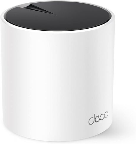 TP-Link Deco AX3000 WiFi 6 Mesh System Deco X55- Covers up to 2500 Sq.Ft., Replaces Wireless Router and Extender, 3 Gigabit Ports, Supports Ethernet Backhaul(1-Pack) (Renewed) in Saudi Arabia