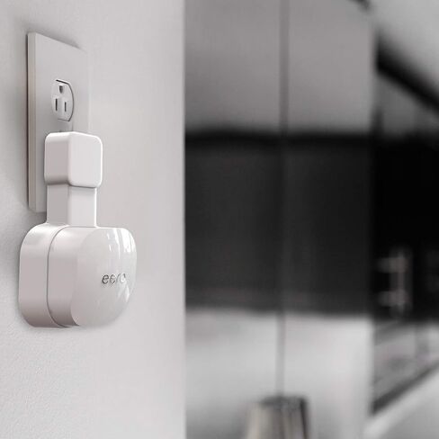 منفذ تثبيت على الحائط فقط لنظام eero 6 & 6+ شبكة Wi-Fi (ليس لـ Pro 6/Pro 6E)، لا توجد أسلاك فوضوية وحامل منفذ موفر للمساحة لموسع eero (عبوة واحدة) in Kuwait