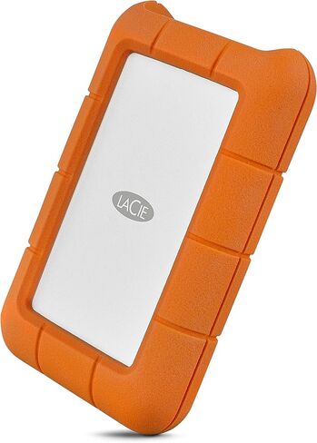 LaCie Rugged Thunderbolt USB-C 5TB External Hard Drive Portable HDD – USB 3.0 Compatible, Drop Shock Dust Water Resistant, 1 Mo Adobe CC (STFS5000800) in Saudi Arabia