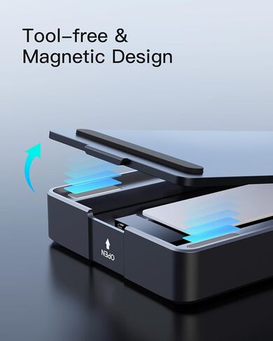 حاوية Inateck 40 جيجابت في الثانية M.2 NVMe SSD من الألومنيوم، USB4.0/Thunderbolt 3/4 حاوية قرص صلب خارجي، تركيب بدون أدوات، يدعم 2280 SSD، مفتاح M، FE2029 in Kuwait