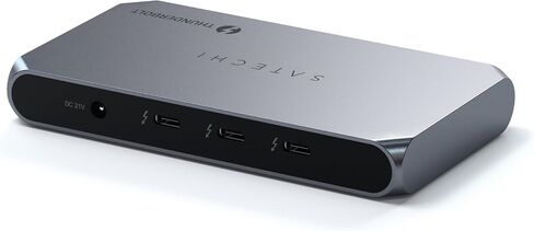 Satechi Thunderbolt 4 Hub Slim Pro, USB C 96W Charging, Single 8K or Dual 4K Display, 4 Thunderbolt 4 Ports, USB 3.2 Gen2 - for MacBook Pro/Air M1 M2 M3, Dell, HP, Surface, Lenovo in Saudi Arabia