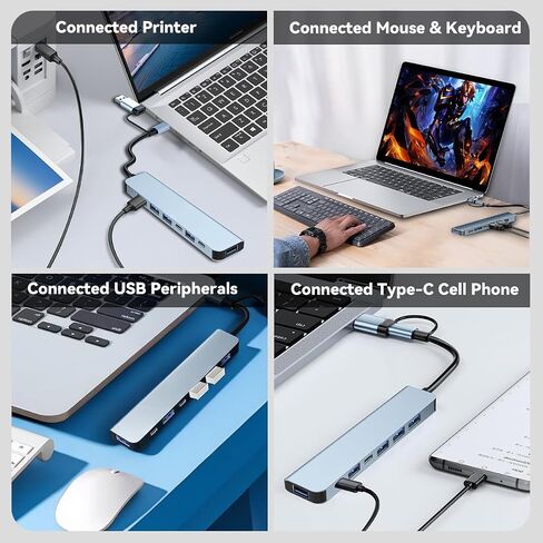 موزع USB موسع USB 2.0، مقسم منافذ 1 إلى 4، محول متعدد المنافذ in Saudi Arabia