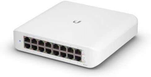 Ubiquiti UniFi Switch Lite 16 PoE | 16-Port Gigabit Switch with 8 PoE+ 802.3at Ports (USW-Lite-16-PoE) in Saudi Arabia