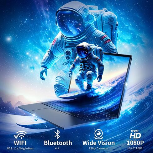 16 inch Laptop, 16GB DDR4 512GB SSD, Intel Quad-Core N95 Processor (up to 3.4Ghz) Windows 11 Pro, Laptop Computer with Metal Body Support 16:10 1080P, 2.4/5G WiFi, Bluetooth 4.2, Full-Function Type-C in Saudi Arabia