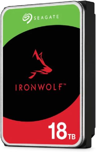 Seagate IronWolf ST18000VN000 18TB 7200 RPM 256MB Cache SATA 6.0Gb/s 3.5" Internal NAS Hard Drive (Renewed) in Saudi Arabia