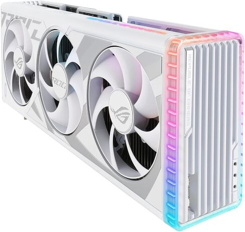 بطاقة رسومات الألعاب ASUS ROG Strix GeForce RTX™ 4090 White OC Edition (PCIe 4.0، 24 جيجابايت GDDR6X، HDMI 2.1a، DisplayPort 1.4a) in Saudi Arabia