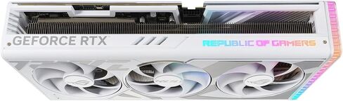 بطاقة رسومات الألعاب ASUS ROG Strix GeForce RTX™ 4090 White OC Edition (PCIe 4.0، 24 جيجابايت GDDR6X، HDMI 2.1a، DisplayPort 1.4a) in Saudi Arabia