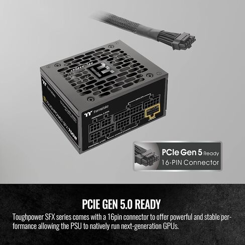Thermaltake Toughpower SFX (ATX 3.0 Standard) 750W Full Modular 80Plus Gold Power Supply; PS-STP-0750FNFAGU-1 in Saudi Arabia