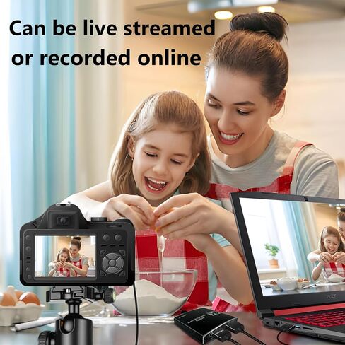 بطاقة التقاط للبث، بطاقة التقاط فيديو صوتية 4K 60FPS للألعاب/البث المباشر، بطاقة التقاط ألعاب USB C/A 3.0 4K@60 هرتز HDMI، تعمل مع نينتندو سويتش/PS4/PS5/OBS/Xbox/الكاميرا/الكمبيوتر الشخصي in Kuwait