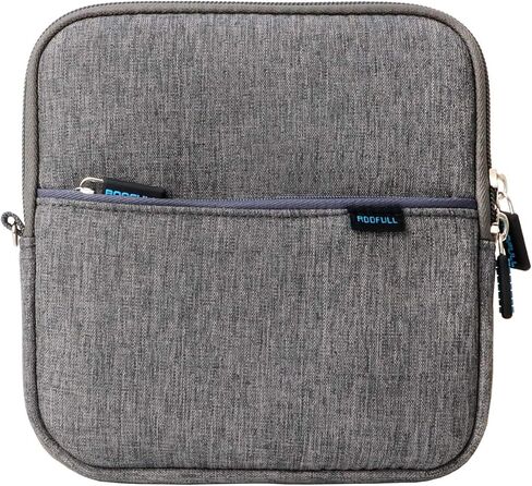 ROOFULL External USB DVD Blu-ray Hard Drive Protective Storage Carrying Sleeve Case Pouch Bag, Compatible for Apple Superdrive, Magic Trackpad, Samsung/ASUS/Dell/LG External DVD Drive, Gray in Saudi Arabia