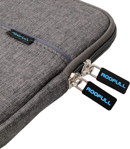 ROOFULL External USB DVD Blu-ray Hard Drive Protective Storage Carrying Sleeve Case Pouch Bag, Compatible for Apple Superdrive, Magic Trackpad, Samsung/ASUS/Dell/LG External DVD Drive, Gray in Saudi Arabia