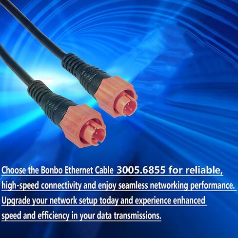 Bonbo 3005.6855 Replacement for Lowrance 6Ft/1.82M Ethernet Crossover Cable in Saudi Arabia