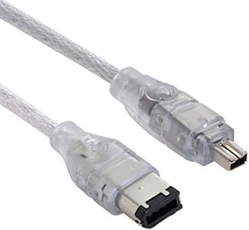cablecc USB Male to Firewire IEEE 1394 4 Pin Male iLink Adapter Cord Cable for Sony DCR-TRV75E DV Adapter in Saudi Arabia
