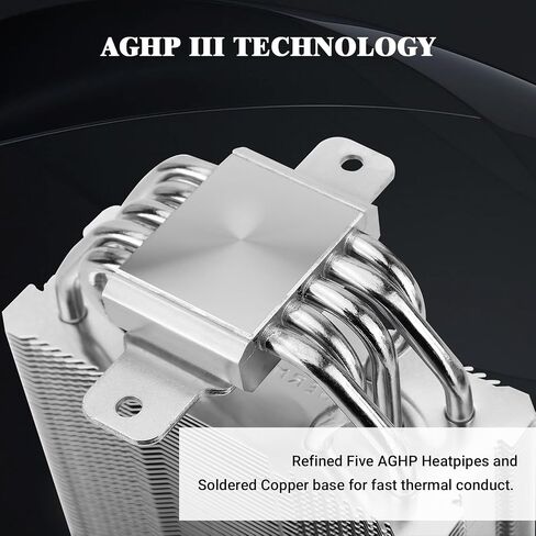 Thermalright Assassin King 120 Mini V2 CPU Air Cooler,5 Heat Pipes,TL-D12B PWM Quiet Fan CPU Cooler, Computer Mini Heatsink Cooler CPU,Support AMD:AM4/AM5; Intel LGA1700/1150/1151/1200(AK120 Mini V2) in Saudi Arabia