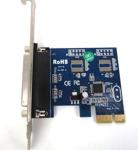 بطاقة توسيع المنفذ المتوازي PCIe، وحدة تحكم محول محول PCI Express إلى DB25 LPT لدعم سطح المكتب أوضاع SPP / PS2 / EPP/ECP in Kuwait