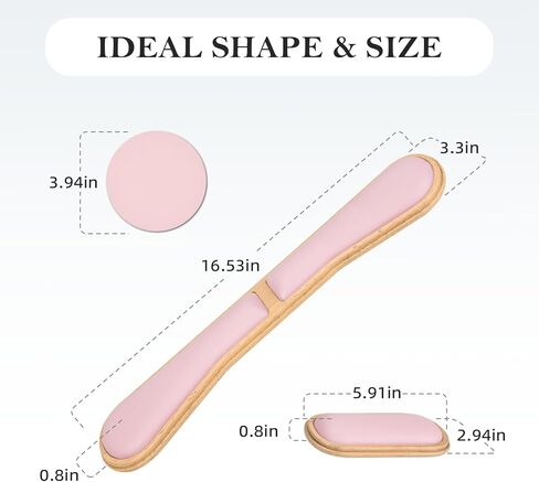 مسند معصم وردي من Ospelelf للماوس ولوحة المفاتيح، مسند معصم خشبي مريح للوحة المفاتيح ومضاد للانزلاق in Kuwait