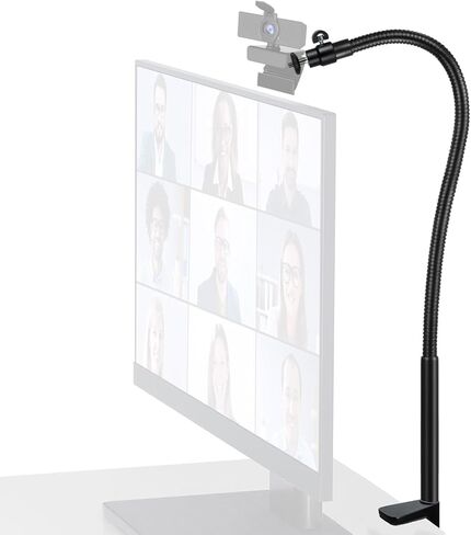 حامل كاميرا ويب مقاس 25 بوصة - حامل مرن للتثبيت على المكتب لكاميرا الويب C960، C930e، C930، C920، C920S، C922x، C922، Brio 4K، C925e، C615 N60 والأجهزة الأخرى بخيط 1/4 بوصة in Kuwait