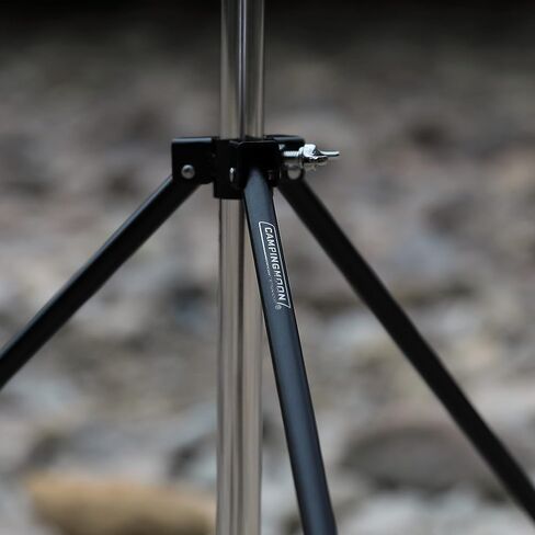 camping moon CAMPINGMOON Heavy Duty Stainless Steel Lantern Pile Driver Height Adjustable with Tripod Stand and Storage Bag D-240, D-243 in Saudi Arabia