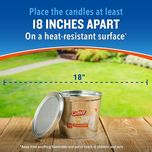 شموع للتخييم، عبوة من 1، فضي in Kuwait