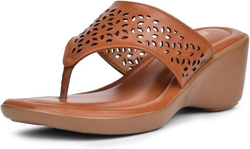 Bata Women's Rimini Thong Slippers | الكعب الأنيق الكعب الصنادل مع سرير القدم المبطن | فاصل إصبع القدم و wedge flip flop | زلة مريحة للعمل غير الرسمي | ملابس احتفالية ومساء in Kuwait