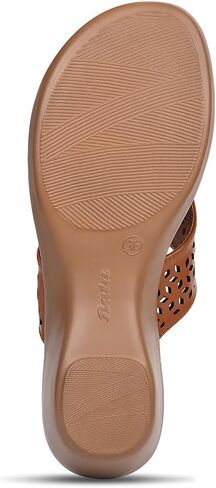 Bata Women's Rimini Thong Slippers | الكعب الأنيق الكعب الصنادل مع سرير القدم المبطن | فاصل إصبع القدم و wedge flip flop | زلة مريحة للعمل غير الرسمي | ملابس احتفالية ومساء in Kuwait