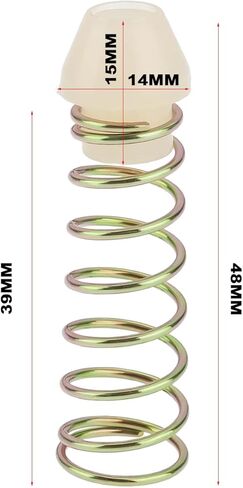 2pcs 48x14.5mm مفتاح رأس جولة الربيع سدادة الربط الرني in Kuwait