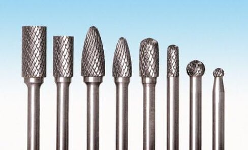 Eastwood 8 Pieces Dual-Cut Carbide Rotary Files Burrs Set 1/4 in. Shank Taper Shape Drill Die Grinder for Woodworking Engraving Drilling & Carving in Saudi Arabia