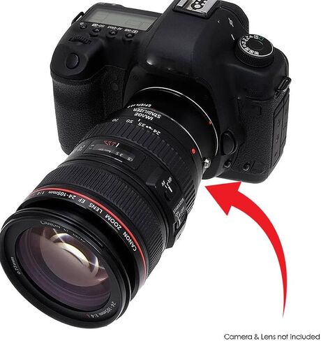 2X HD Optical Converter for Canon EF 75-300MM F/4-5.6 Makes Lens in to 150-600MM (Important: Black Or White Depending On Availability) in Saudi Arabia