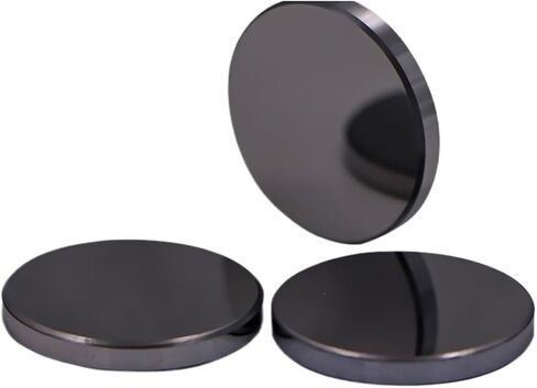 1pc 500W Co2 Laser Si Reflective Mirrors Lens Black-Coating Reflector Lens for CO2 Laser(Si Mirror 3Pc,30mm) in Saudi Arabia